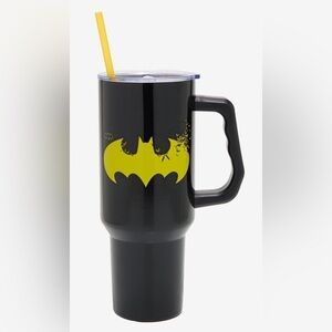 DC Comics Batman Black and Yellow 40oz. Stainless Steel Tumbler- New